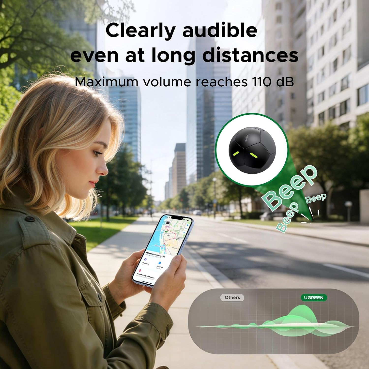UGREEN FineTracker2 Apple Find My Tracker