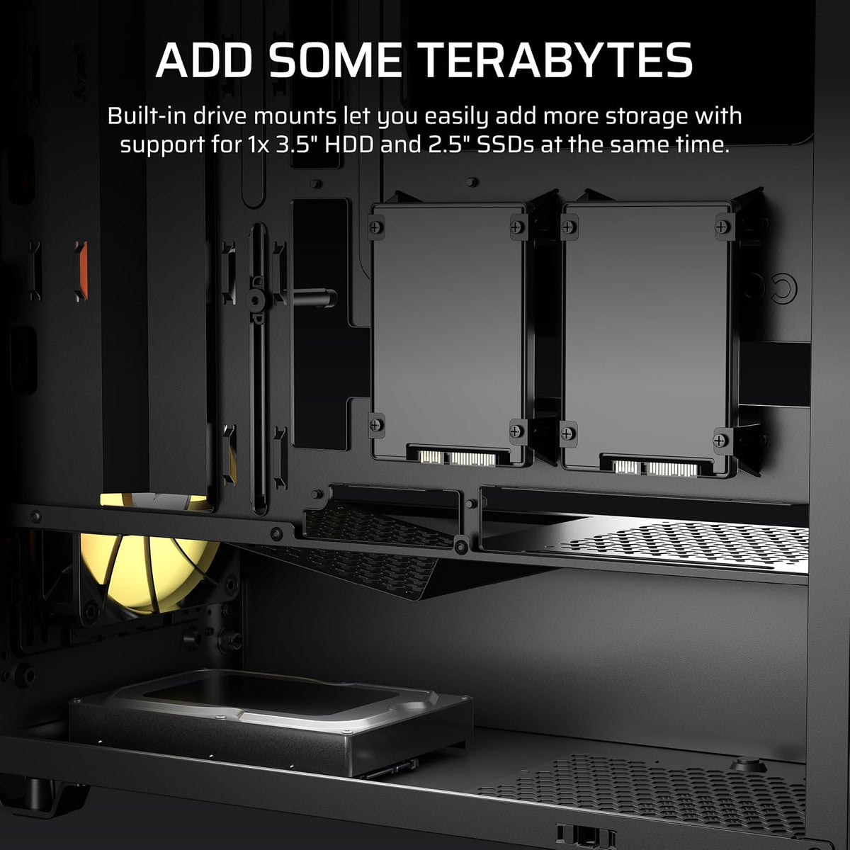 CORSAIR 3200D RS ARGB Mid-Tower PC Case Smoke