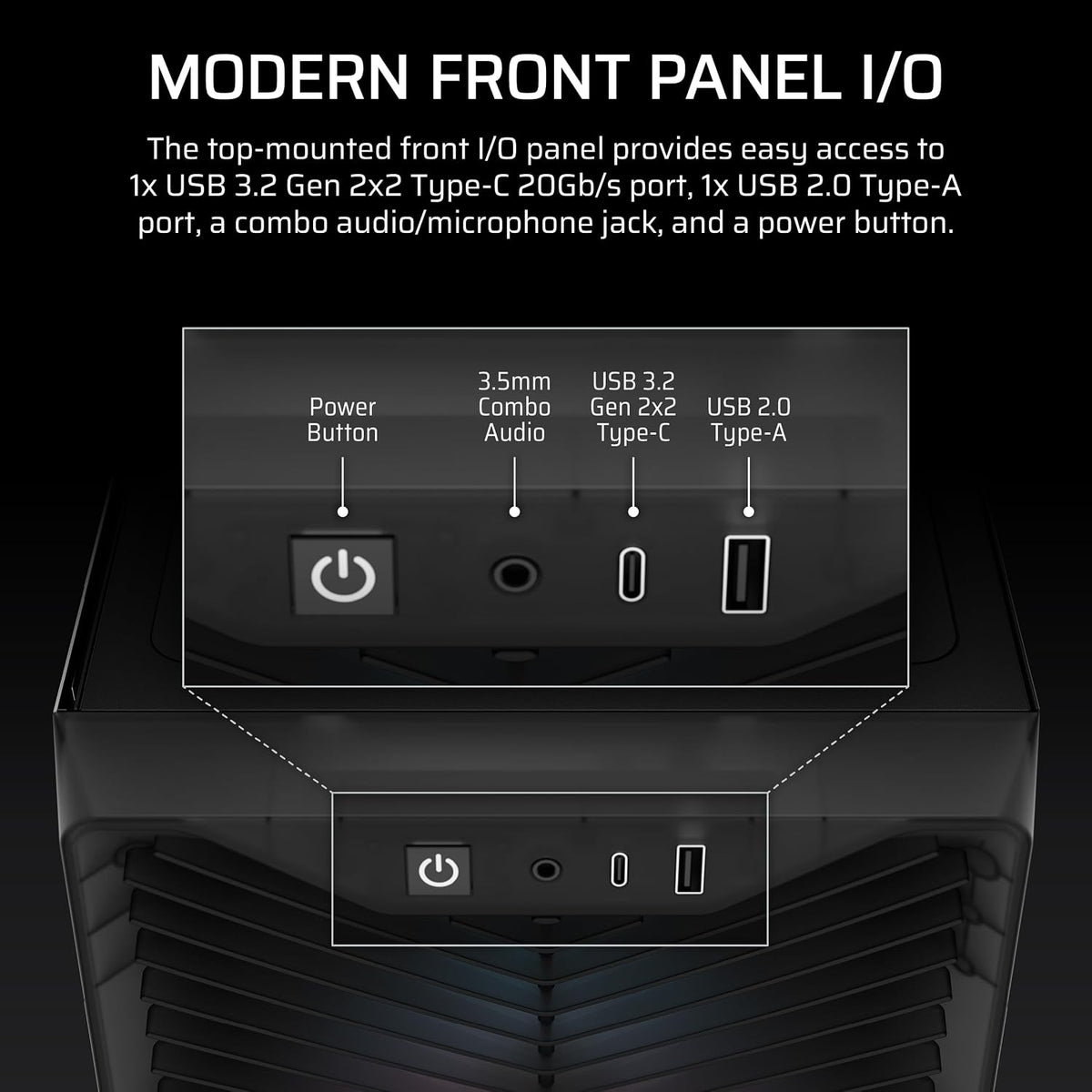 CORSAIR 3200D RS ARGB Mid-Tower PC Case Smoke