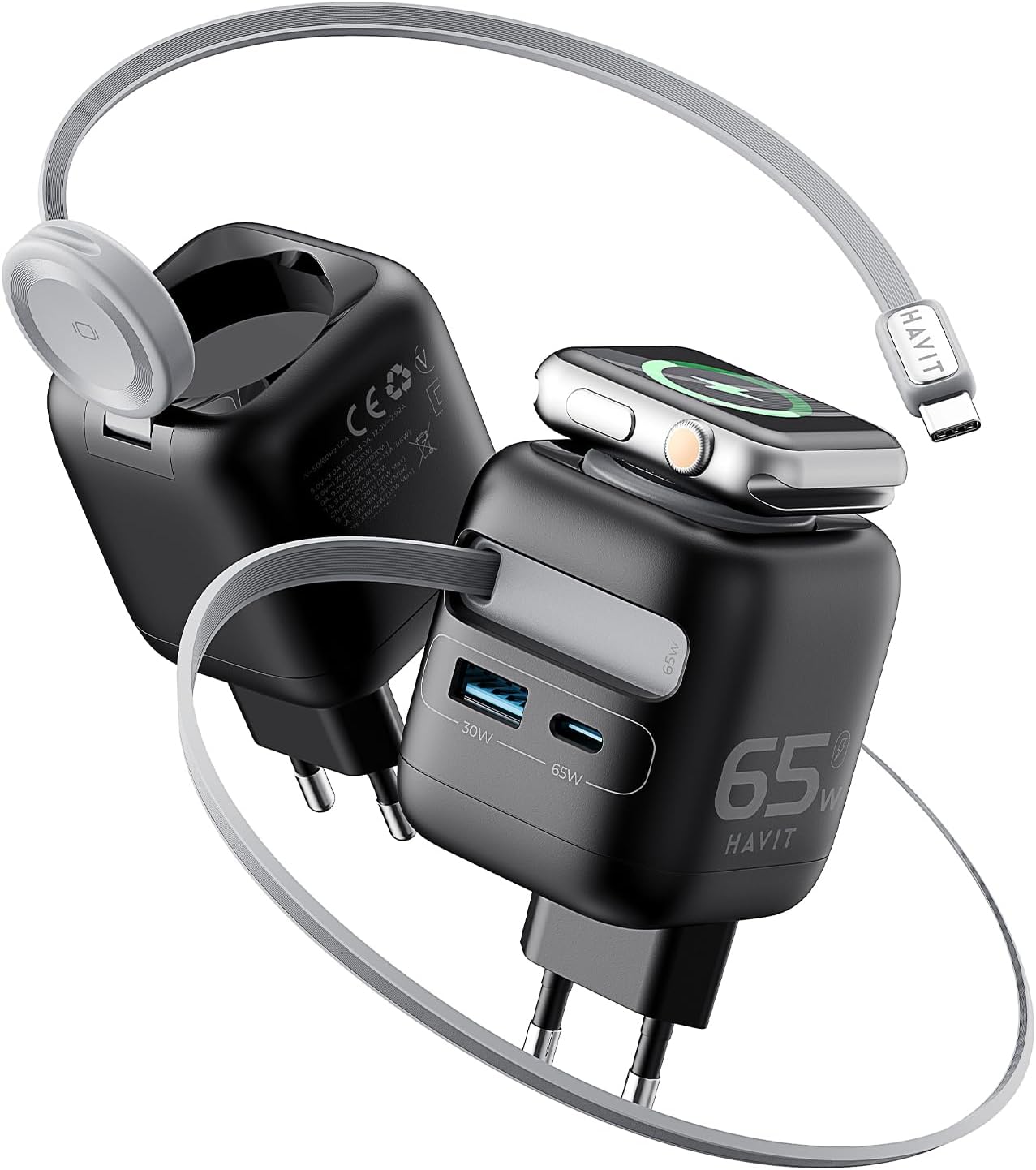 Havit UC252 65W GaN USB-C Wall Charger