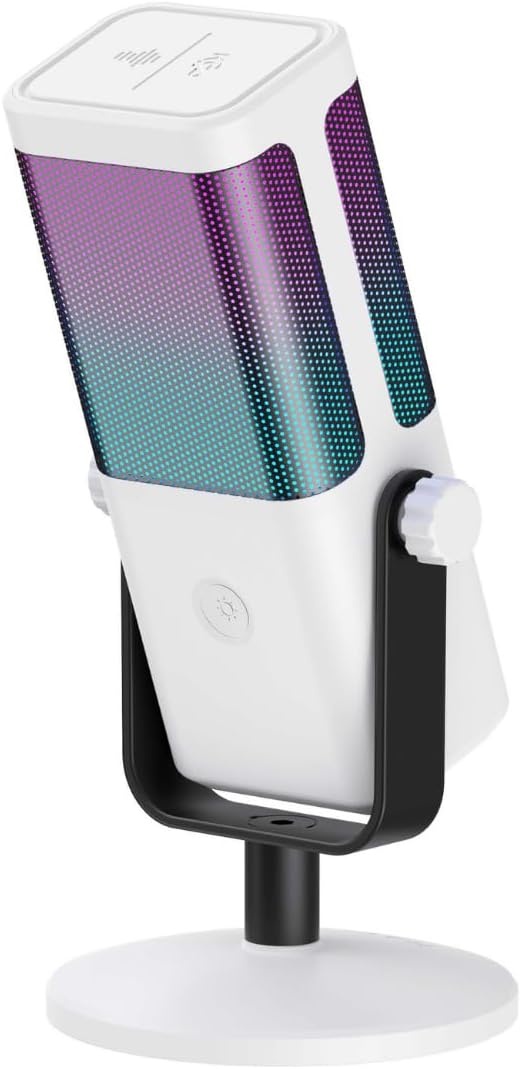 Havit GK65 USB-C Portable RGB Wired Cardioid Condenser Microphone