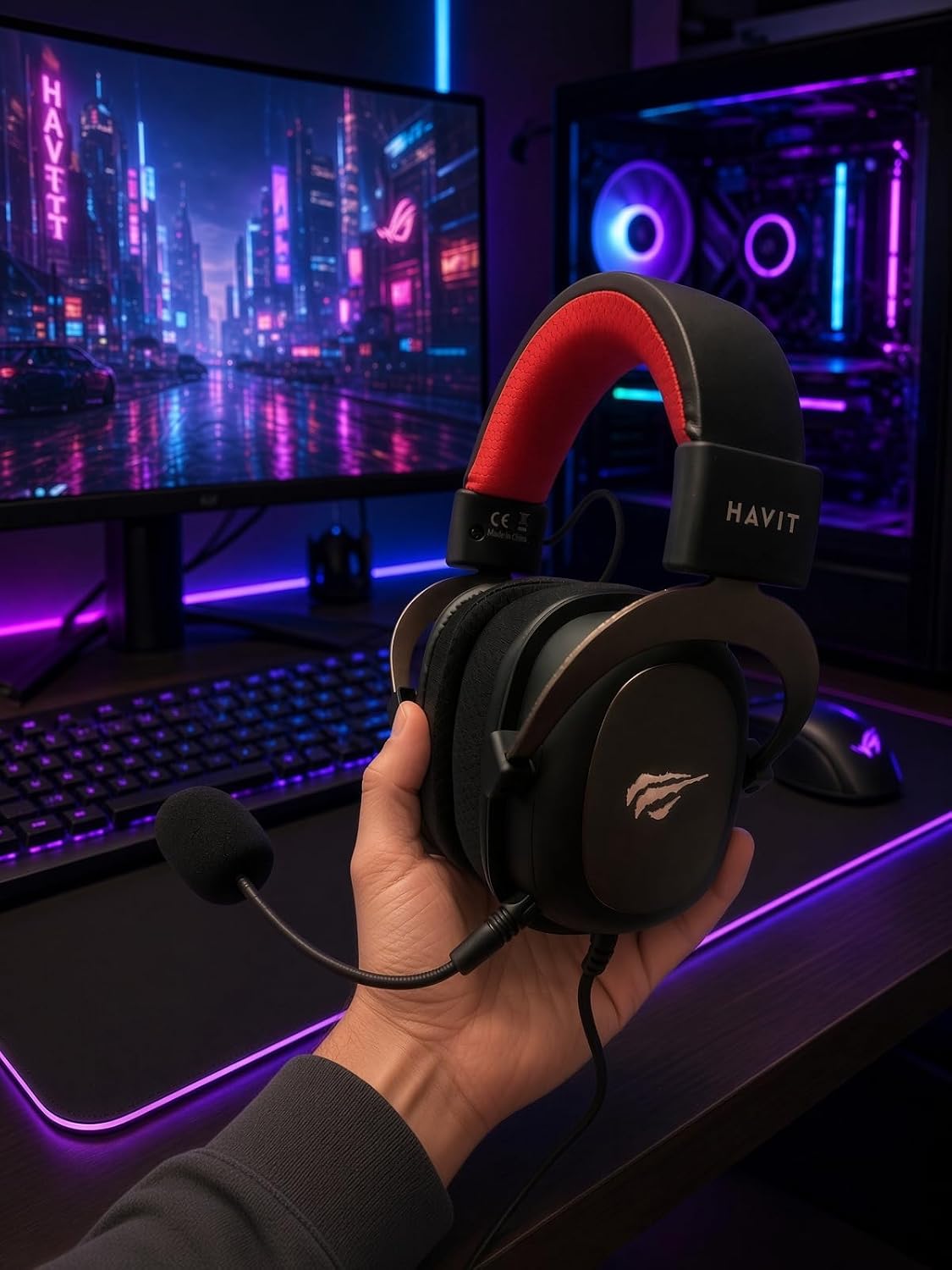 HAVIT H2002d Gaming Headset with 53mm Drivers