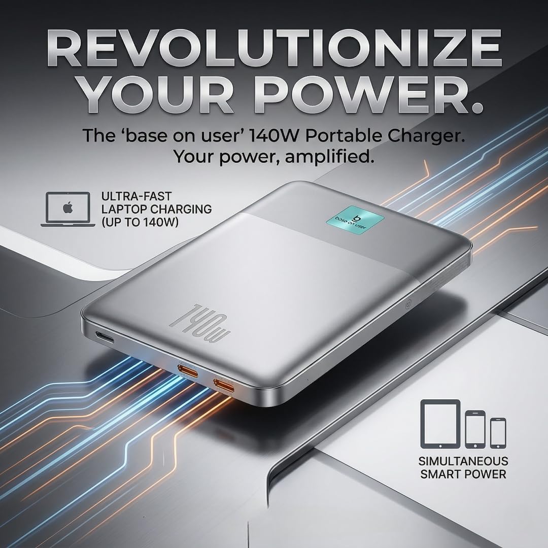Baseus Blade 2 Smart Power Bank 140W 24000mAh