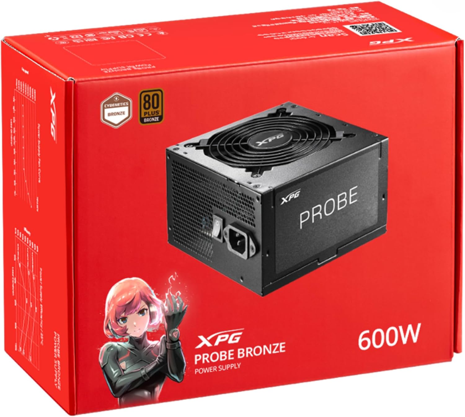 XPG PROBE 600W 80+ Bronze Non Modular Power Supply