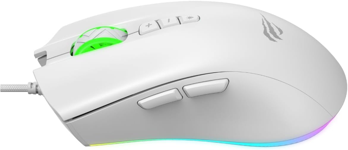 Havit MS1040 V1 RGB Gaming Mouse - White