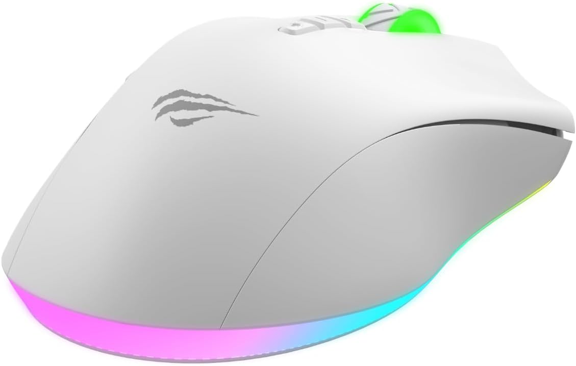 Havit MS1040 V1 RGB Gaming Mouse - White