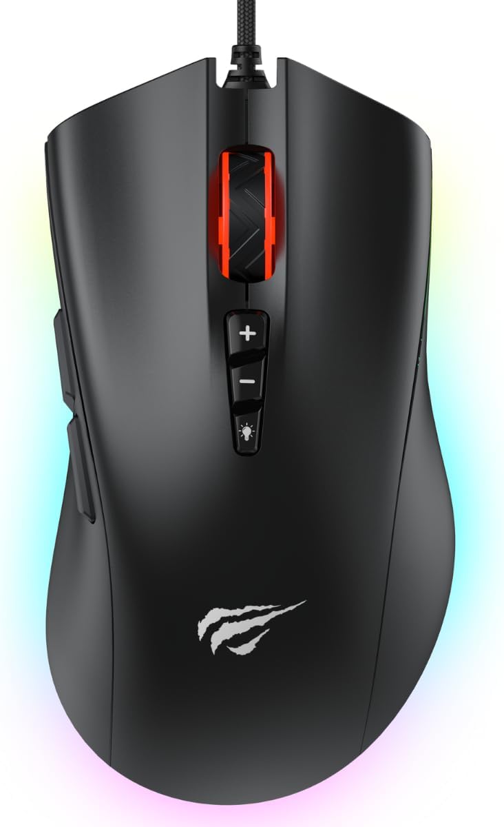 Havit MS1040 V1 RGB Gaming Mouse - Black