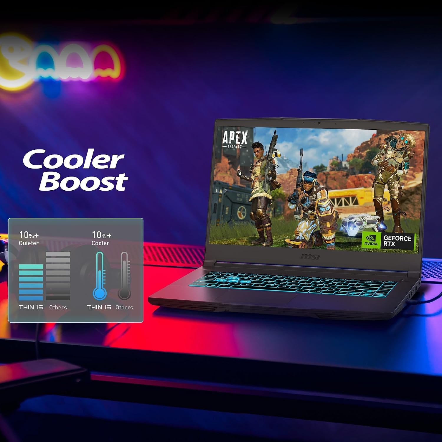 MSI Thin 15 B13UC Gaming Laptop i7-13620H