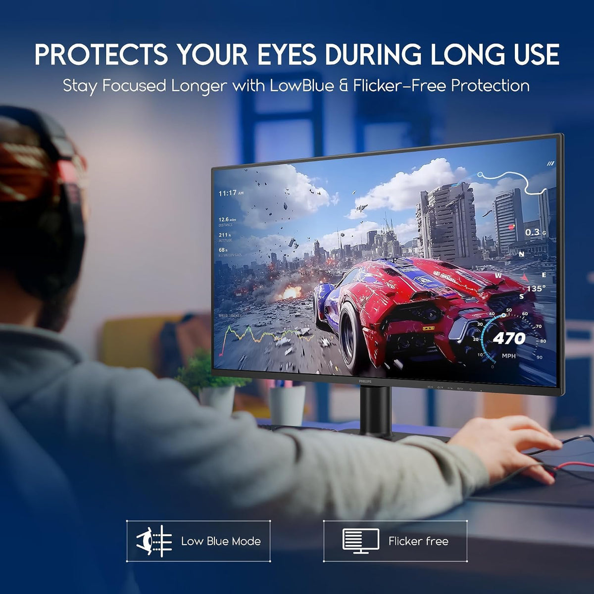 Philips 27E2G2200 27 FHD IPS 300nits 144Hz Monitor
