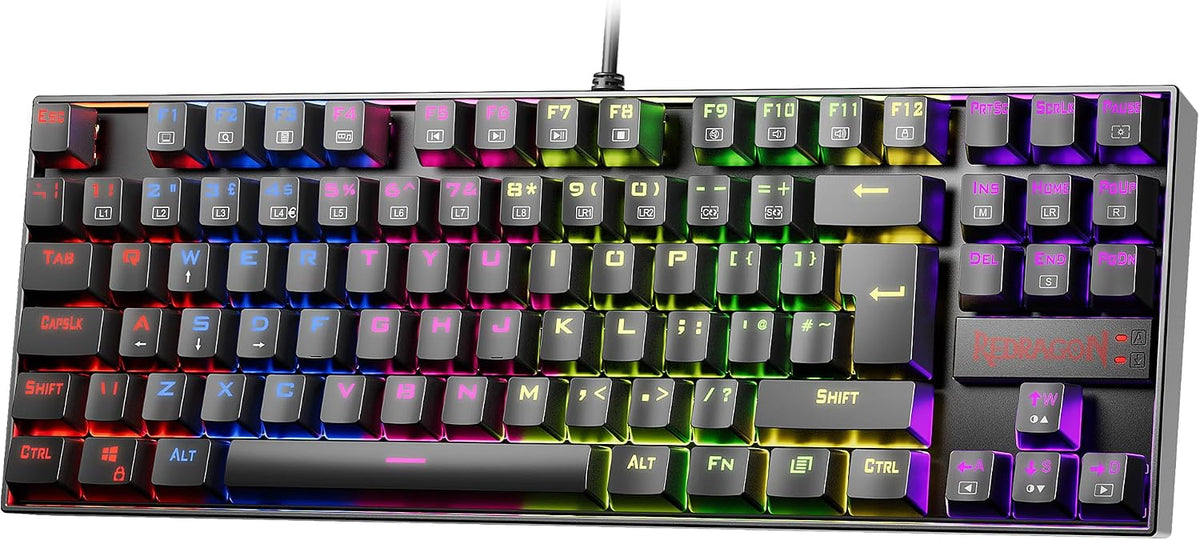 Redragon Kumara K552 KR RGB Red Switch UK Layout