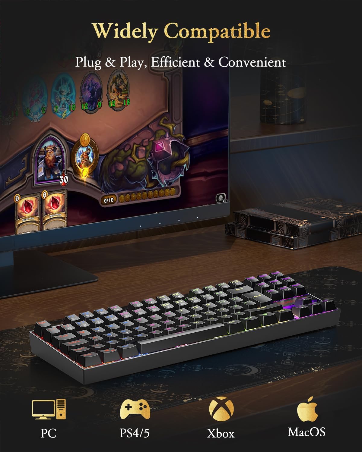 Redragon Kumara K552 KR RGB Red Switch UK Layout