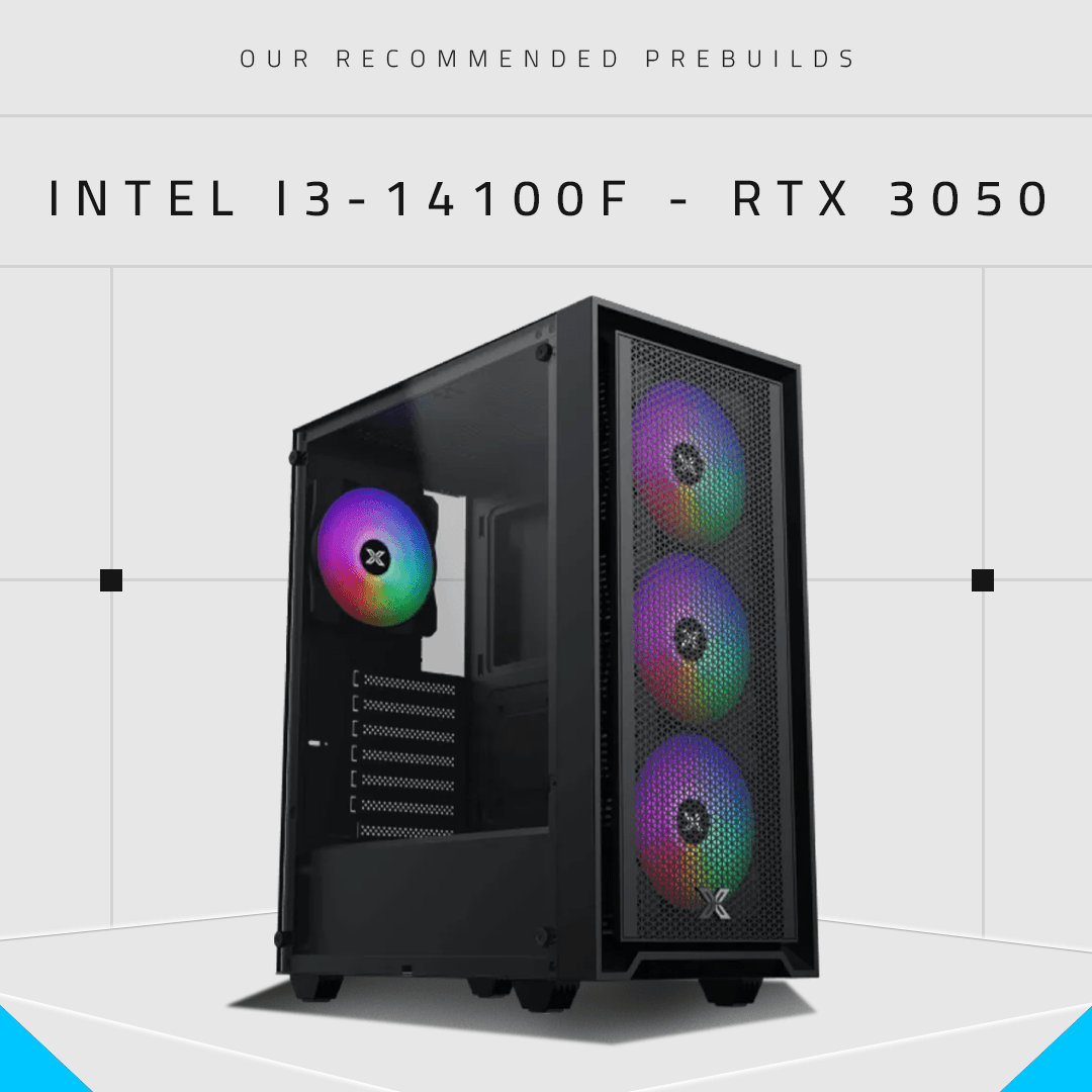 AHW Gaming Build 01 Lite with Intel i3 - 14100F & RTX 3050 - AHW Store