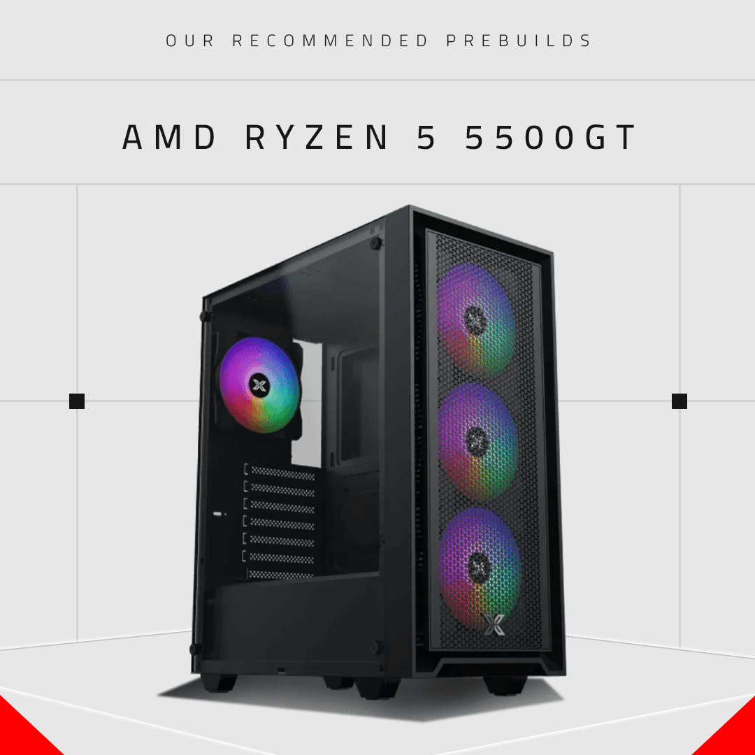 AHW Gaming Build 03 with AMD Ryzen 5 5500GT Processor - AHW Store