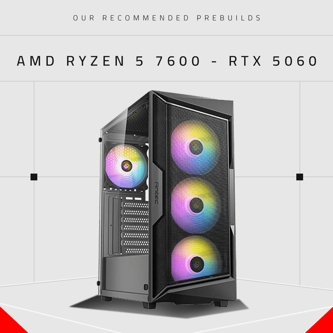 AHW Gaming Build 04 (AMD Ryzen 5 7600 & RTX 5060) - AHW Store