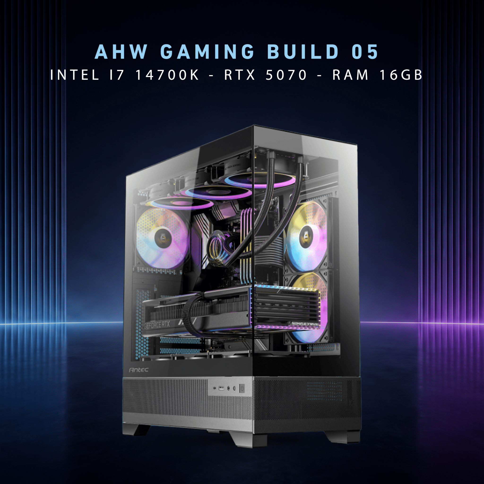 AHW Gaming Build 05 (Intel Core i7 14700K & RTX 5070) - AHW Store