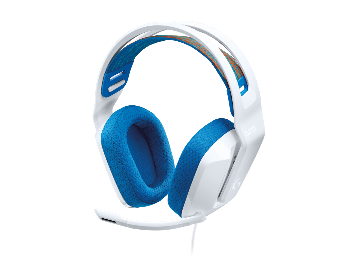Logitech G335 Wired Gaming Headset (White)