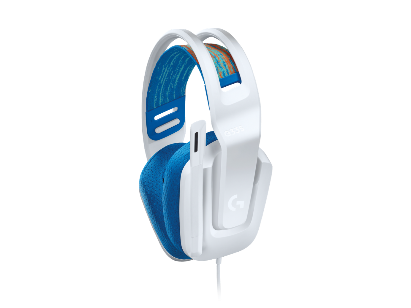 Logitech G335 Wired Gaming Headset (White)