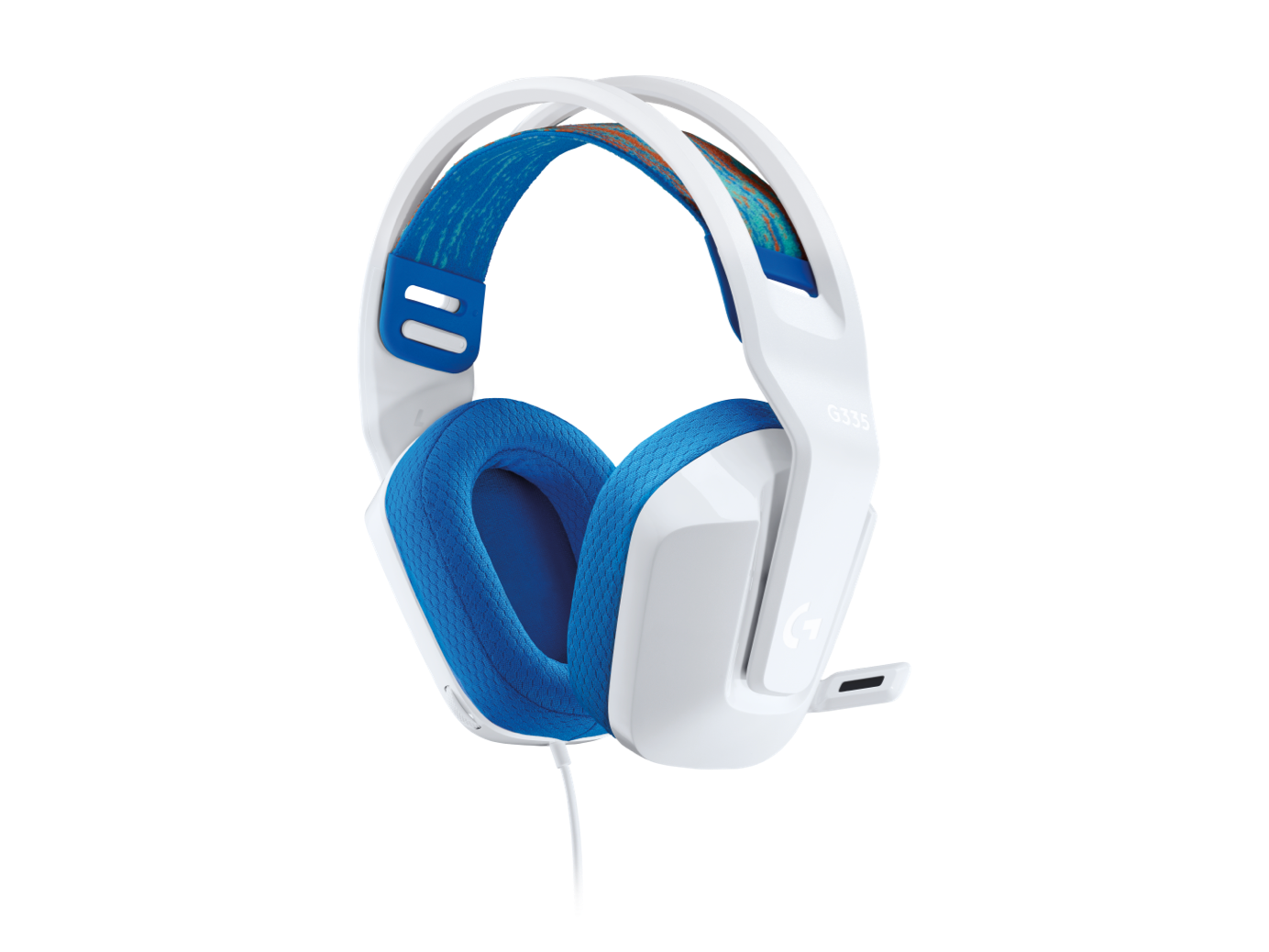 Logitech G335 Wired Gaming Headset (White)
