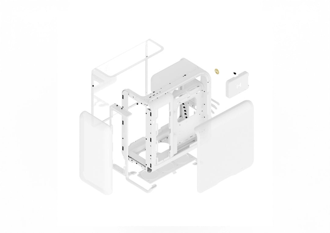 HYTE X50 All White Colour (CS-HYTE-X50G-WW)