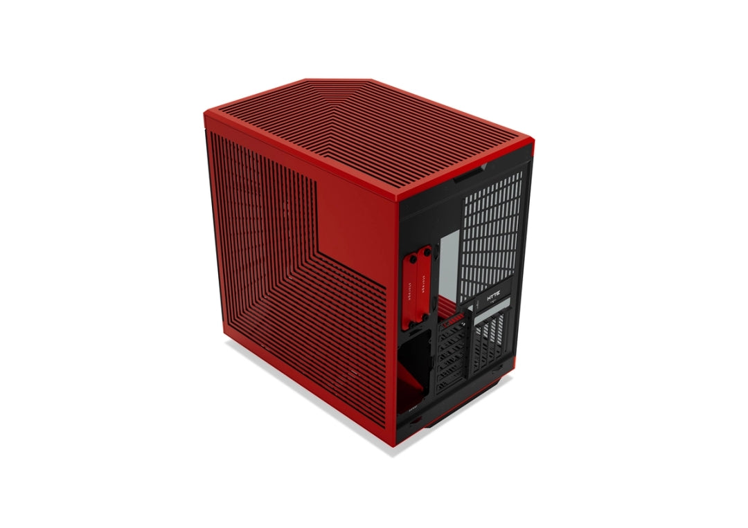 HYTE Y70 Upgraded Modern Aesthetic Dual Chamber Panoramic Tempered Glass Mid-Tower ATX Computer Gaming Case with PCIE 4.0 Riser Cable Included, Red (CS-HYTE-Y70-BR)