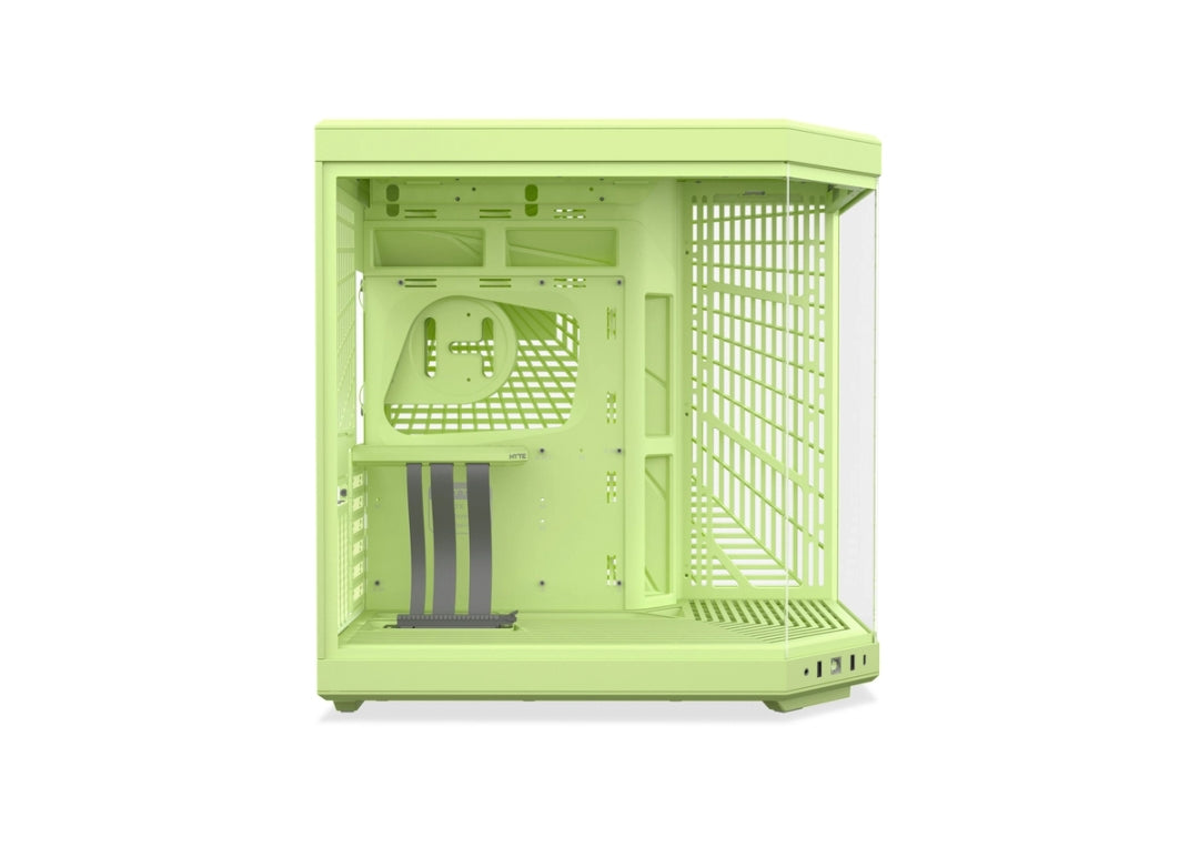 HYTE Y70 Mid-Tower ATX Case – All Green, PCIe 4.0 Riser Cable Included (CS-HYTE-Y70-MM)