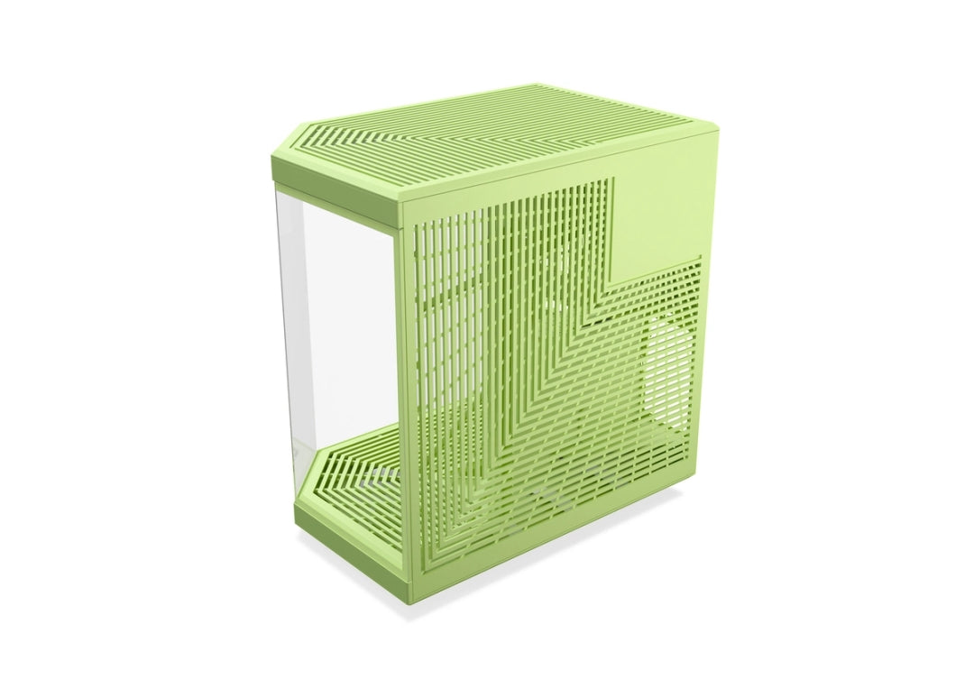HYTE Y70 Mid-Tower ATX Case – All Green, PCIe 4.0 Riser Cable Included (CS-HYTE-Y70-MM)