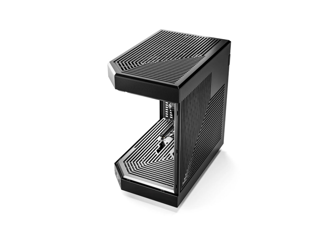 HYTE Y60 Modern Aesthetic Dual Chamber Panoramic Tempered Glass Mid-Tower ATX Computer Gaming Case with PCIE 4.0 Riser Cable Included, Black (CS-HYTE-Y60-B)