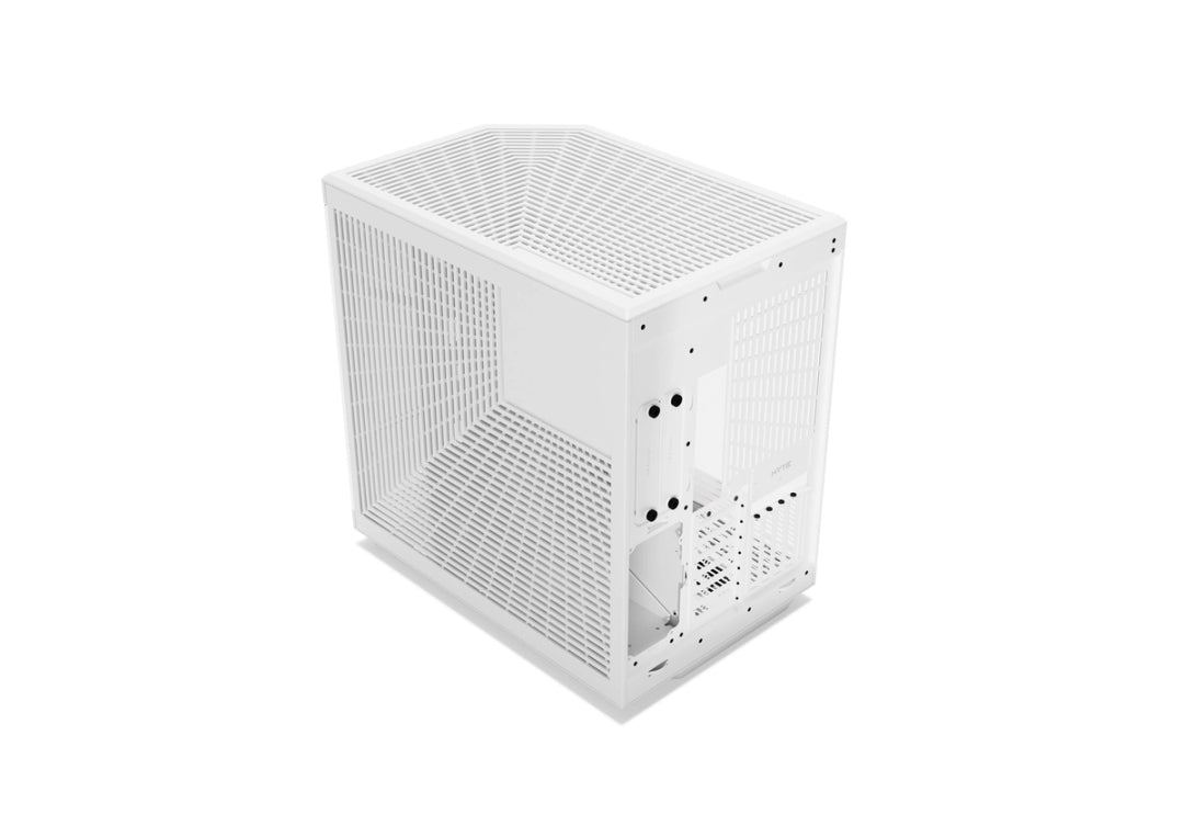HYTE Y70 Upgraded Modern Aesthetic Dual Chamber Panoramic Tempered Glass Mid-Tower ATX Computer Gaming Case with PCIE 4.0 Riser Cable Included, WHITE (CS-HYTE-Y70-WW)