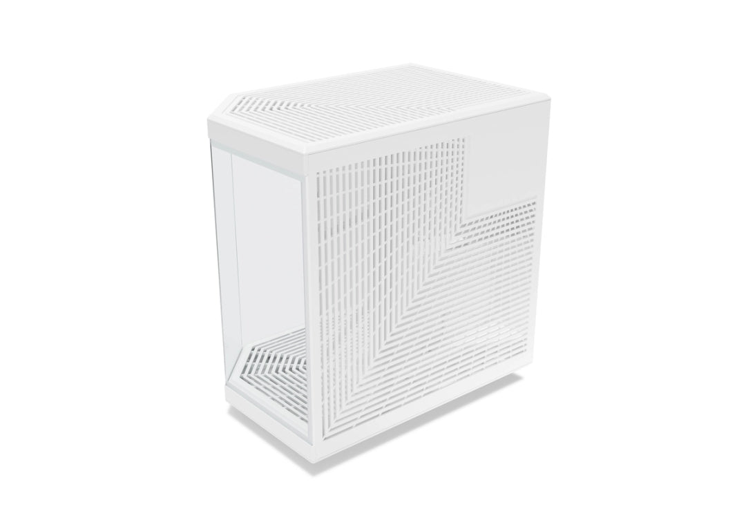 HYTE Y70 Upgraded Modern Aesthetic Dual Chamber Panoramic Tempered Glass Mid-Tower ATX Computer Gaming Case with PCIE 4.0 Riser Cable Included, WHITE (CS-HYTE-Y70-WW)