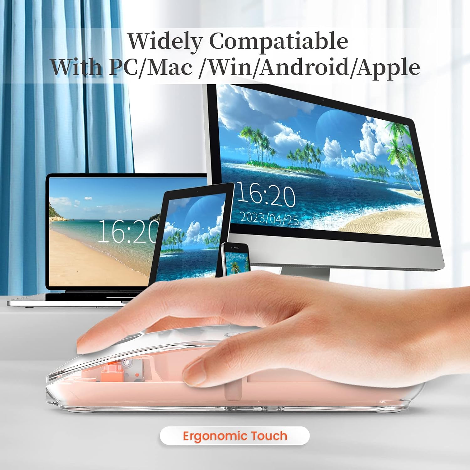 A.JAZZ Wireless Bluetooth 5.1 Mini Mouse - AHW Store
