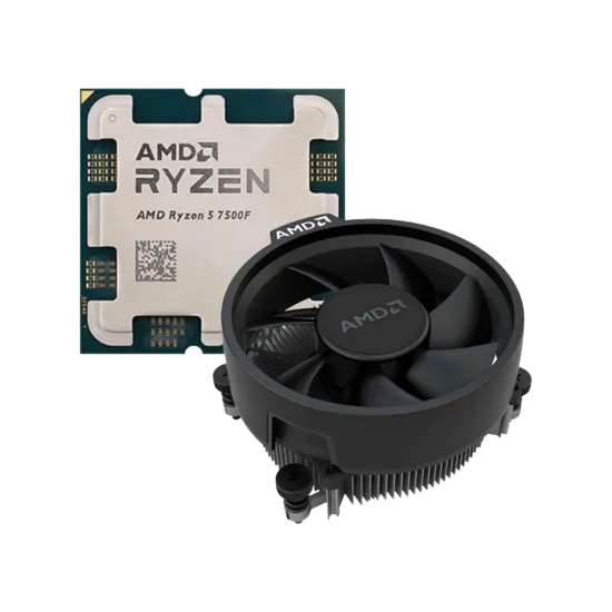 AMD Ryzen 5 7500F Processor 6 Cores 12 Threads 5 GHz Max Boost AM5 Socket MPK With Fan