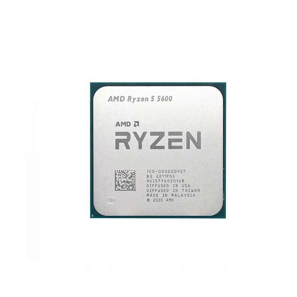 AMD Ryzen 5 5600 Processor 6 Cores 12 Threads (4.4 Ghz Mhz Max Boost) AM4 Socket Tray - AHW Store