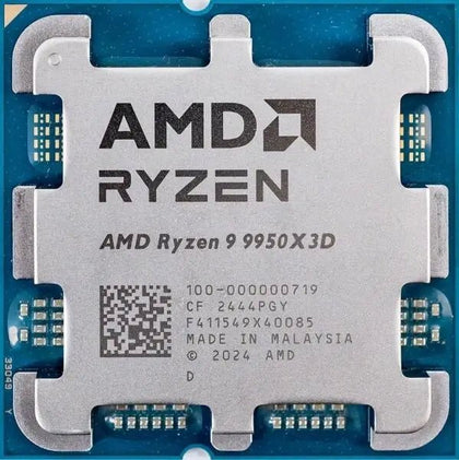 AMD Ryzen 9 9950X3D Processor 16 Cores 32 Threads 5.7 GHz Max Boost AM5 Socket Radeon Graphics Tray - AHW Store
