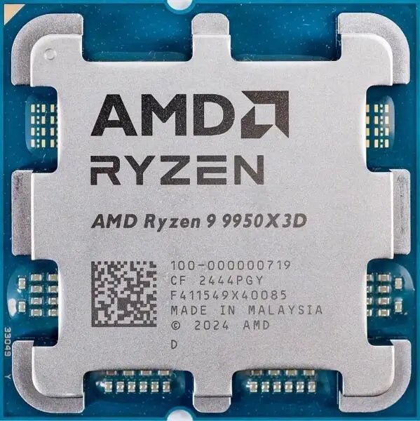 AMD Ryzen 9 9950X3D Processor 16 Cores 32 Threads 5.7 GHz Max Boost AM5 Socket Radeon Graphics Tray - AHW Store