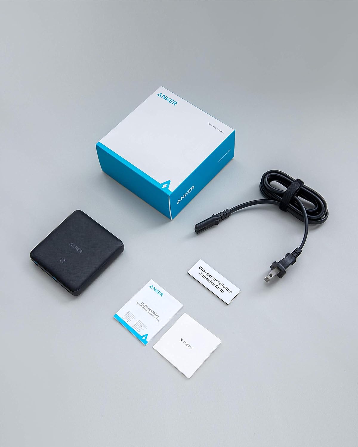 Anker A2045 65W 4 - Port Fast Charger – GaN PIQ 3.0 PowerPort Atom III Slim with 45W USB - C PD, Multi - D - AHW Store