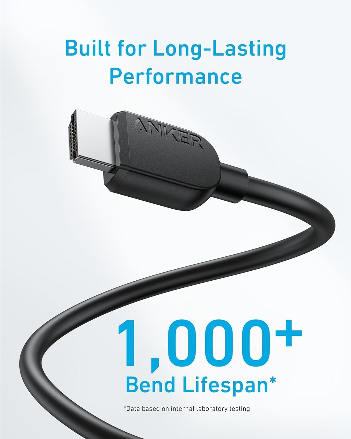 Anker Cable 8K,60Hz, 6ft Ultra HD 4K,120Hz HDMI to HDMI Cord, 48 Gbps Ultra High - Speed Durable Cable - AHW Store