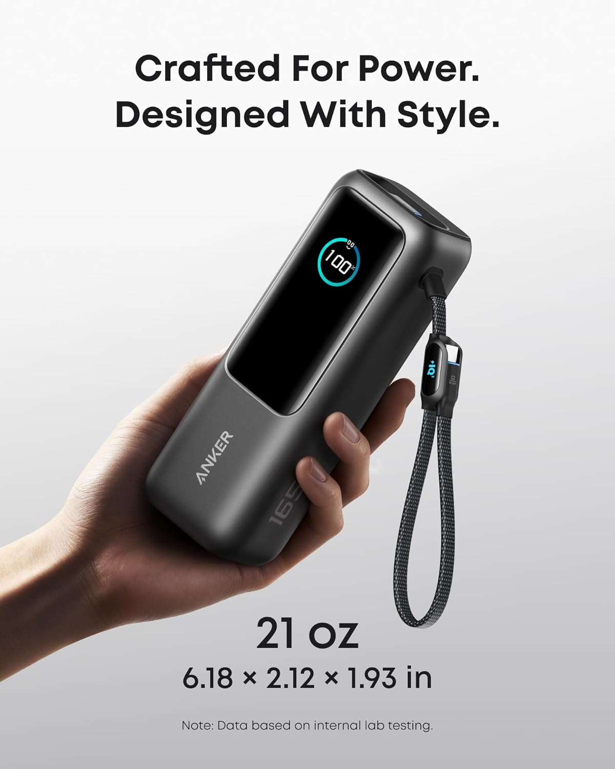 Anker Laptop Power Bank (25,000 mAh, 165W, Built - In and Retractable Cables), Effortless Multi - Device - AHW Store