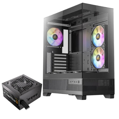 Antec CX700 Mid Tower Case 3 Fan ARGB Black + Antec CSK Pro 850 80+ Bronze ATX3.1 Power Supply - AHW Store