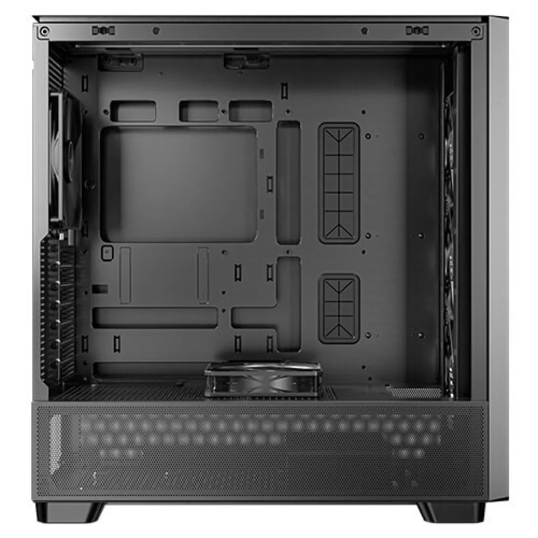 Antec Flux Mesh Mid Tower E-ATX Case 5 Fan Black - AHW Store