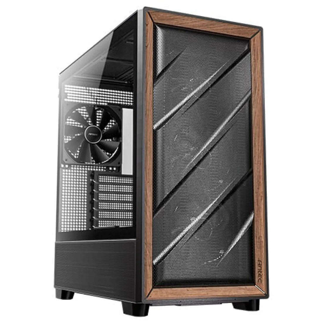 Antec Flux Mesh Mid Tower E-ATX Case 5 Fan Black - AHW Store