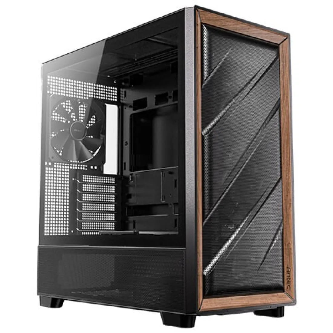 Antec Flux Mesh Mid Tower E-ATX Case 5 Fan Black - AHW Store