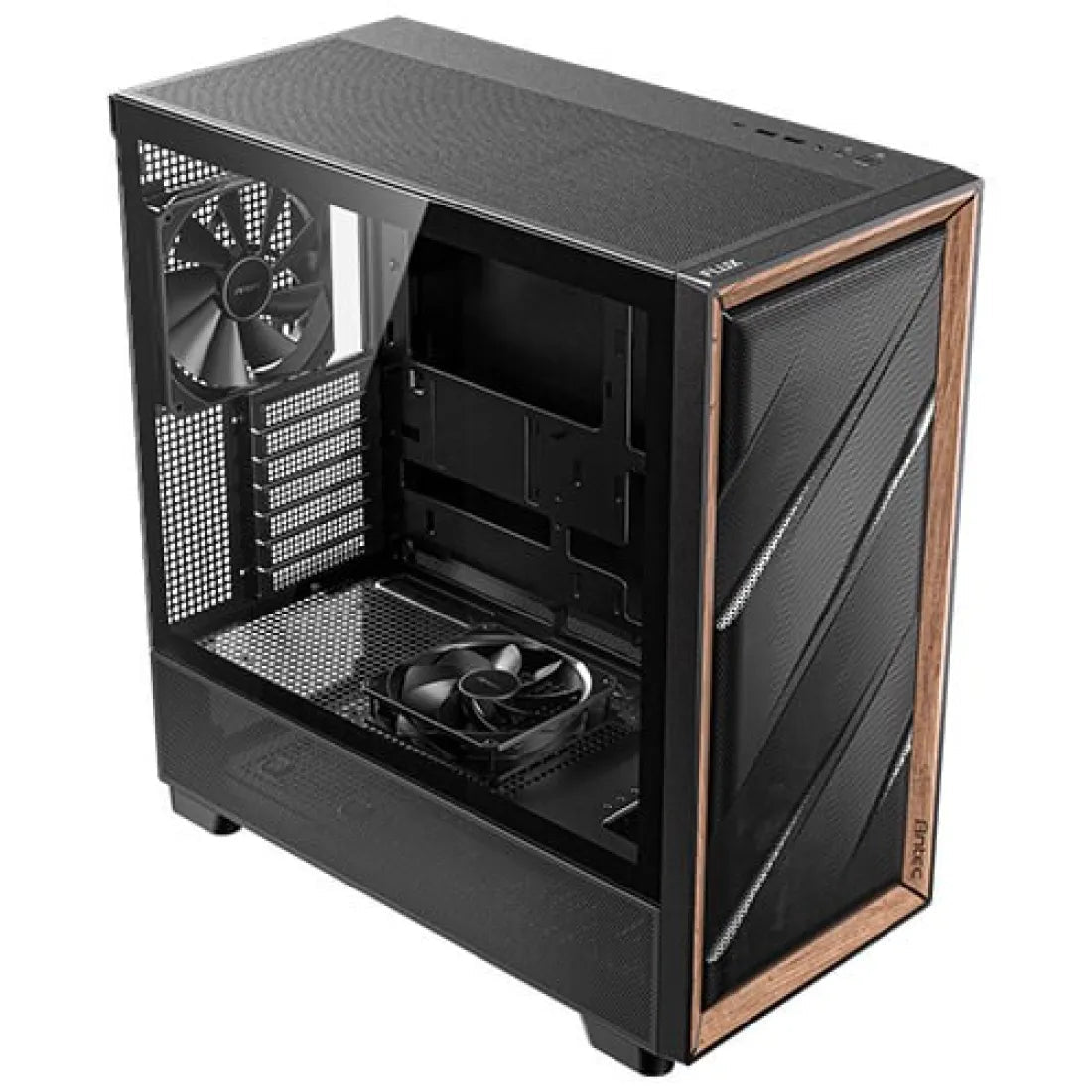 Antec Flux Mesh Mid Tower E-ATX Case 5 Fan Black - AHW Store
