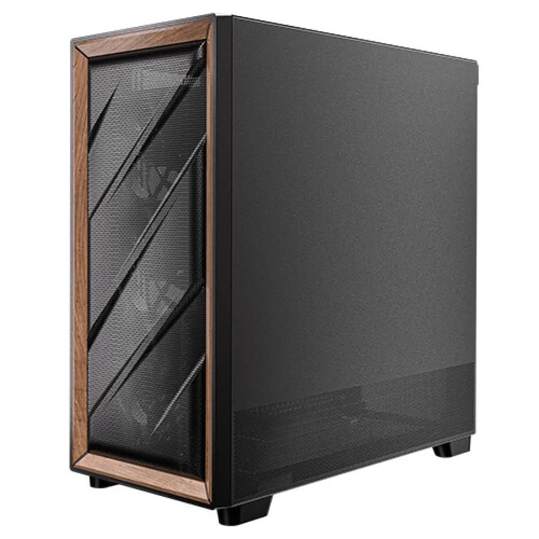 Antec Flux Mesh Mid Tower E-ATX Case 5 Fan Black - AHW Store
