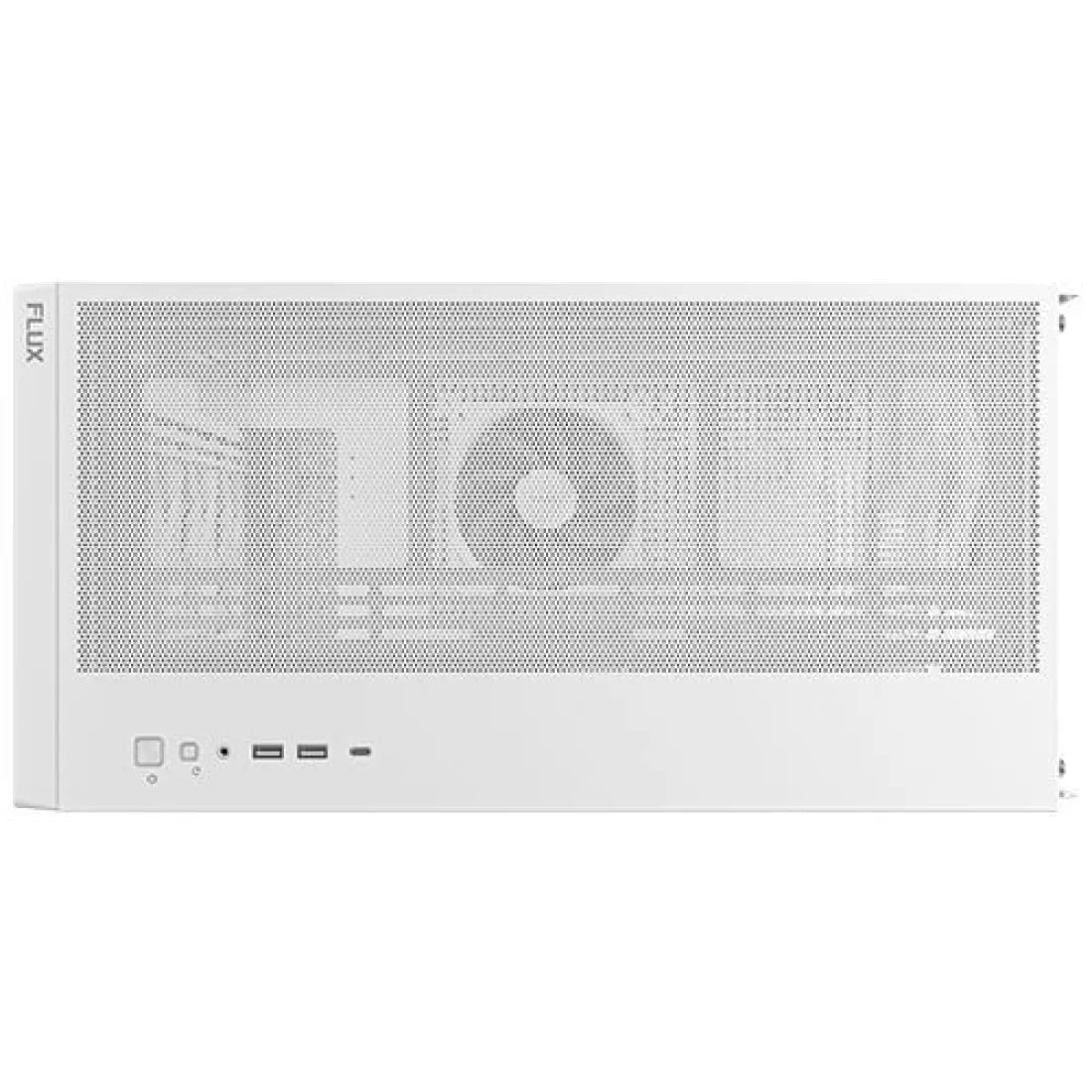 Antec Flux Mesh Mid Tower E - ATX Case 5 Fan White - AHW Store