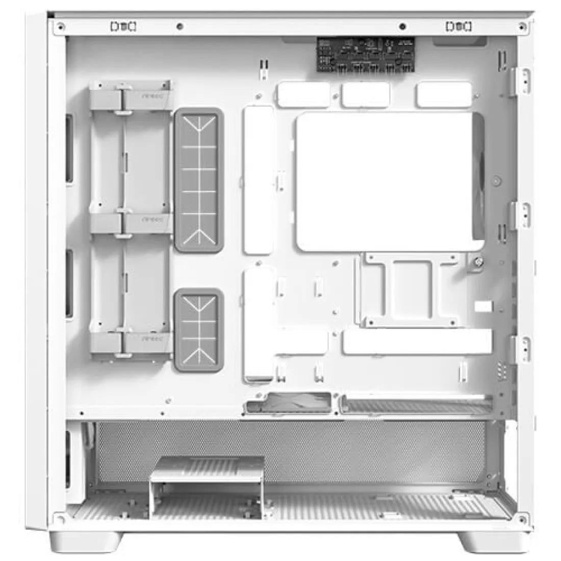Antec Flux Mesh Mid Tower E - ATX Case 5 Fan White - AHW Store