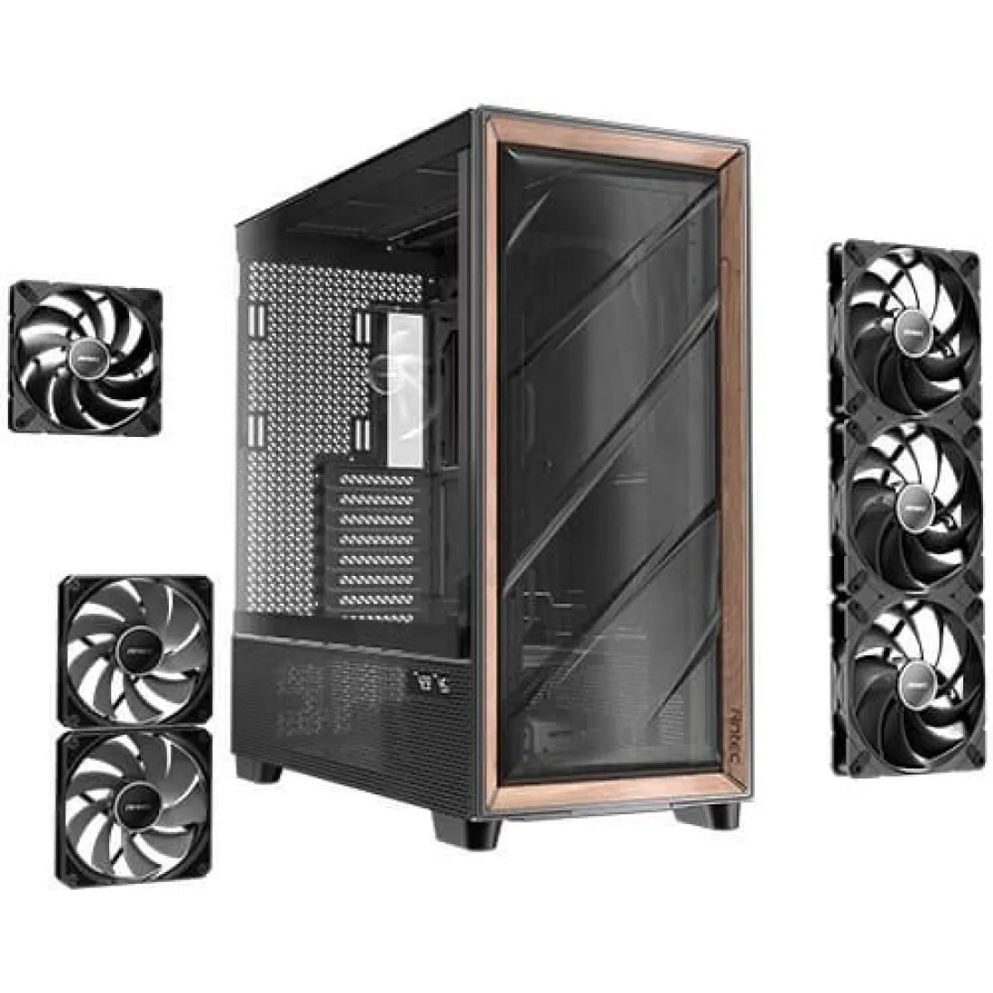 Antec Flux Pro Full Tower E - ATX Case 6 Fan Black - AHW Store