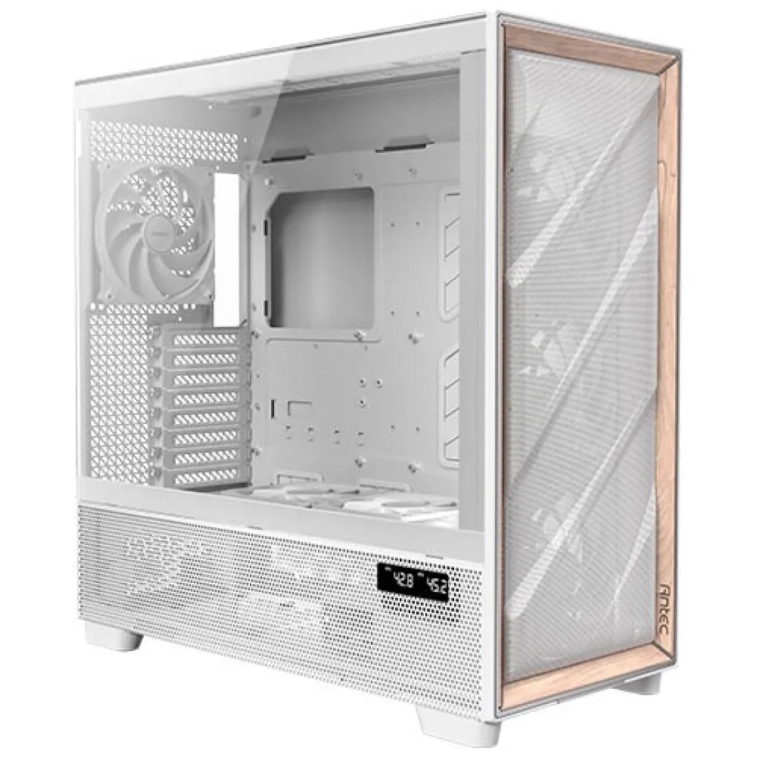 Antec Flux Pro Full Tower E - ATX Case 6 Fan White - AHW Store