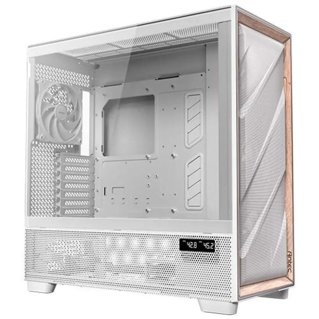 Antec Flux Pro Full Tower E - ATX Case 6 Fan White - AHW Store