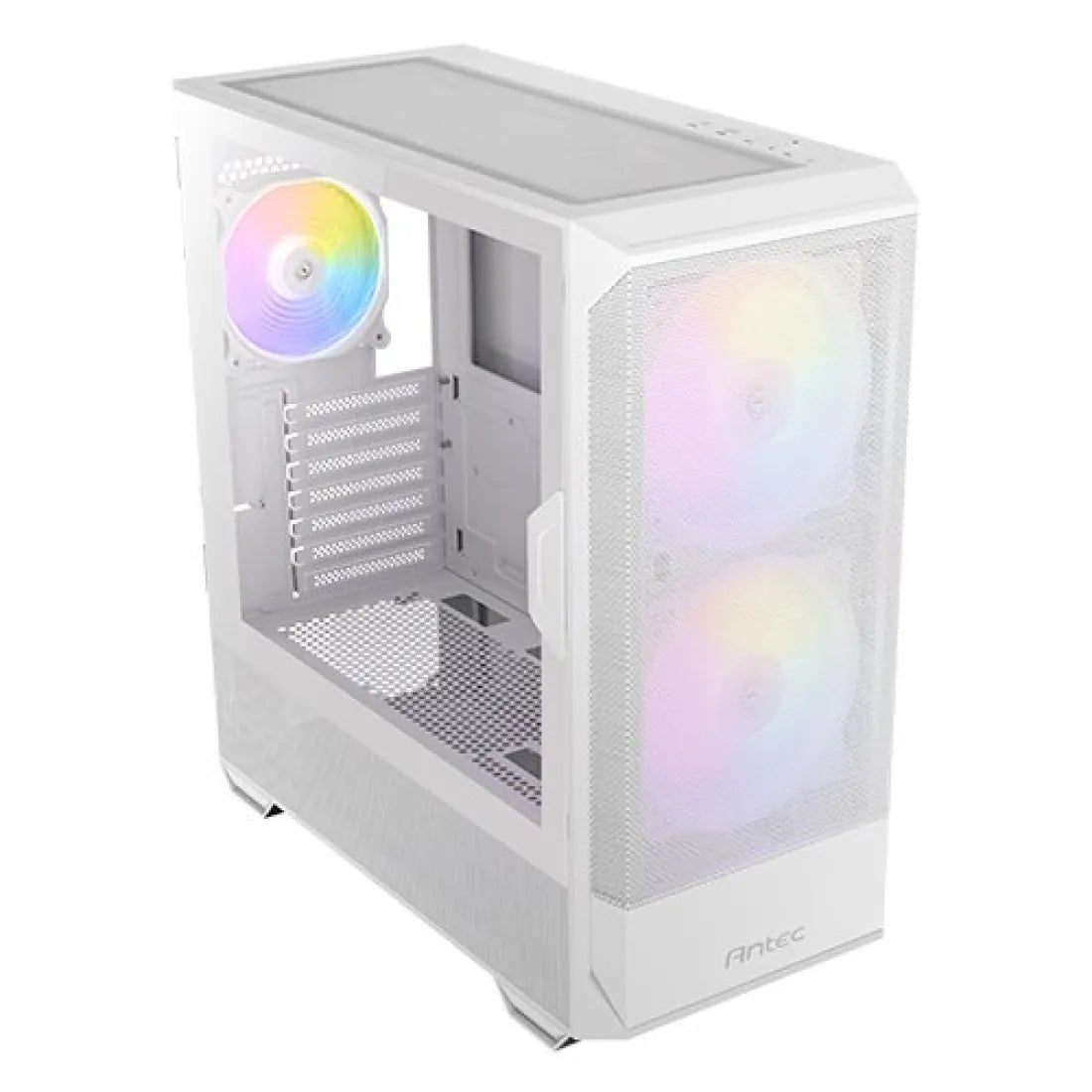 Antec NX416 ARGB Mid Tower ATX Case 3 Fan White - AHW Store