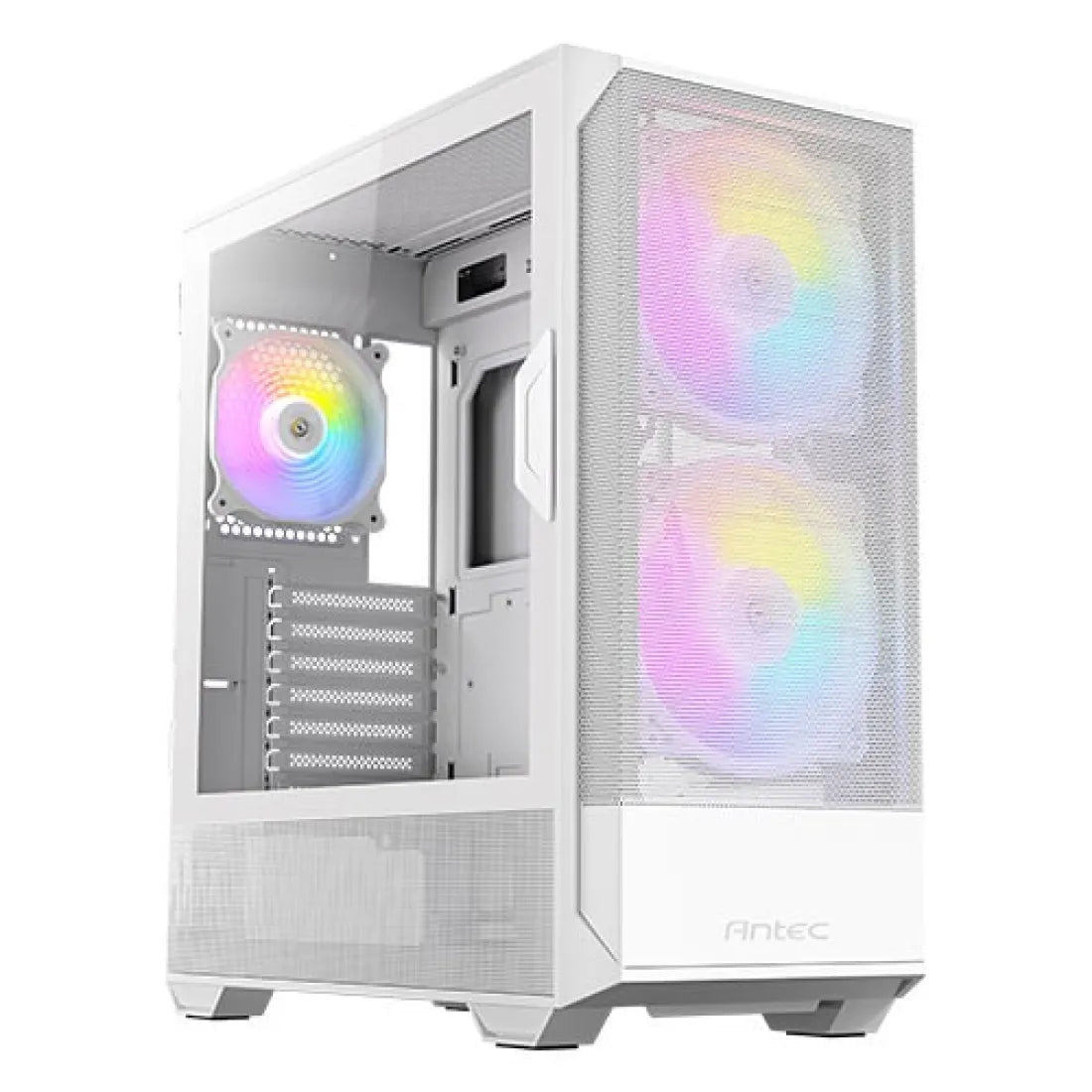 Antec NX416 ARGB Mid Tower ATX Case 3 Fan White - AHW Store